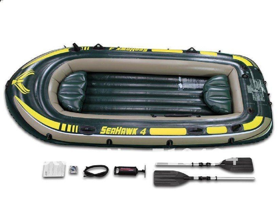 Intex Excursion 5 Inflatable Boat Video Review by Rubber Boats 